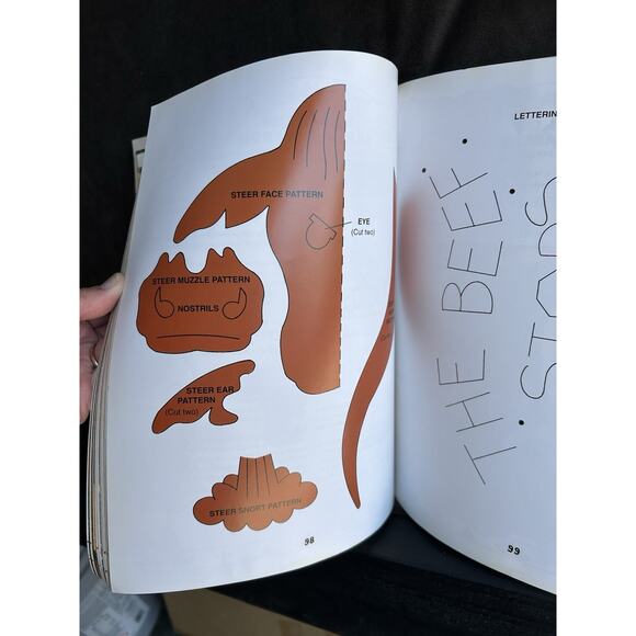 cowboy Crafts Book Arts Western Southwestern Design Art Deco Sewing Knitting Y2K - Picture 5 of 7